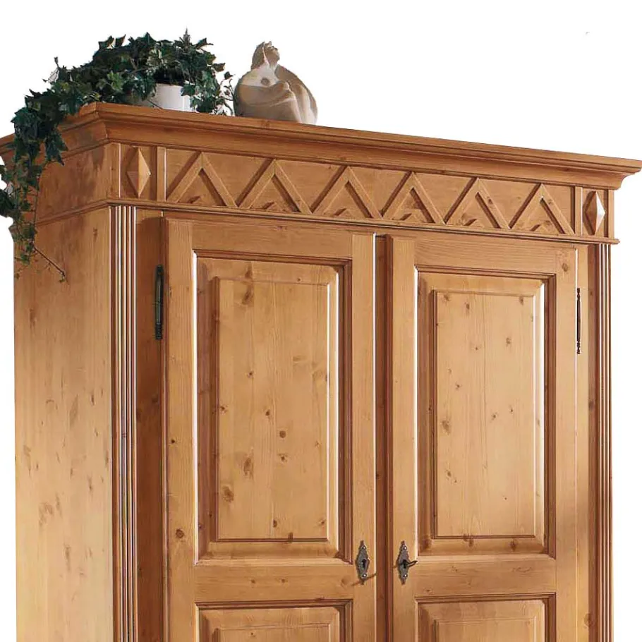 Discount Wohnen Dielenkleiderschrank Terezza aus Fichte massiv