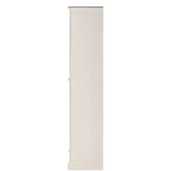 New Wohnen Dielenschrank in Weiß mit Grau - Lucasario