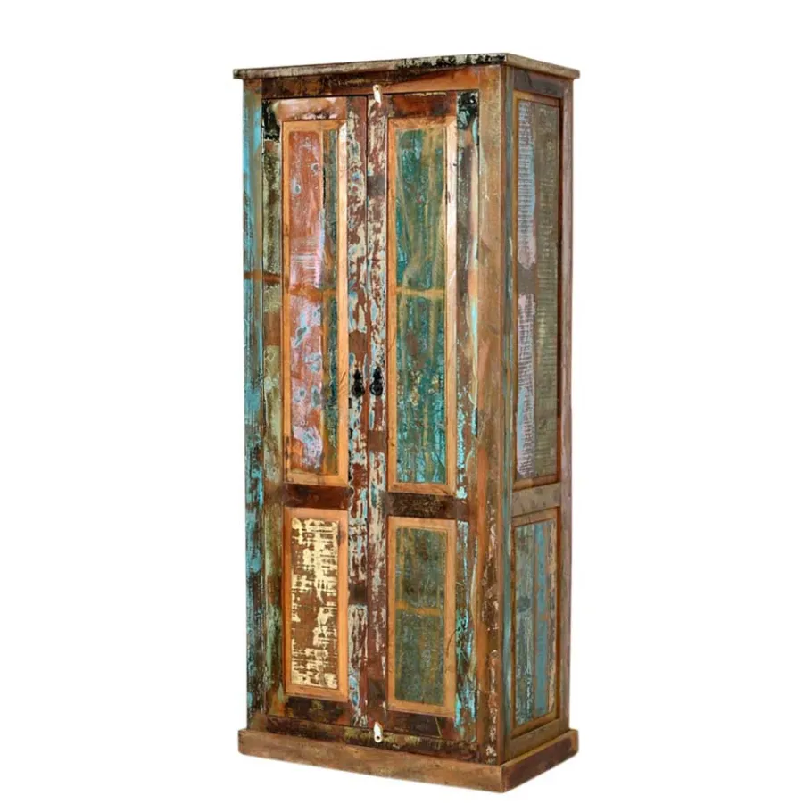 Outlet Wohnen Dielenschrank Jamaica im Shabby Chic Design