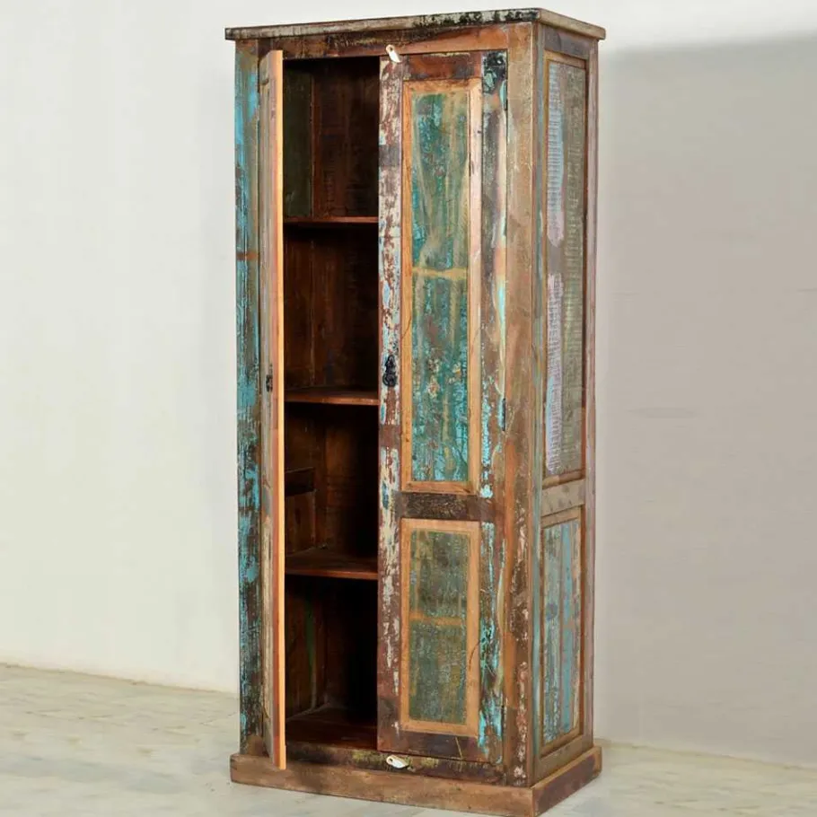 Outlet Wohnen Dielenschrank Jamaica im Shabby Chic Design