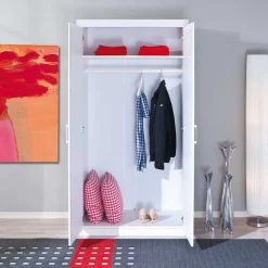 Sale Wohnen Dielenschrank Nabrosia in Weiß