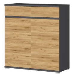 New Wohnen Dielenset in Wildeiche Optik - Orsecca (vierteilig)