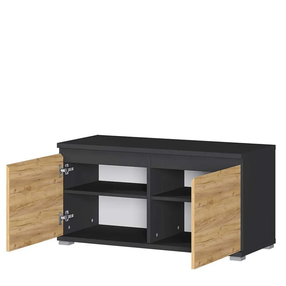 New Wohnen Dielenset in Wildeiche Optik - Orsecca (vierteilig)