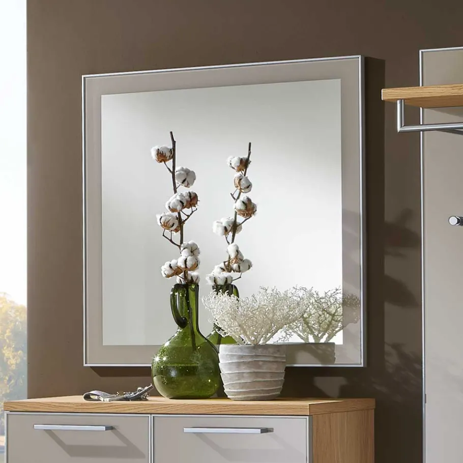 Outlet Wohnen Dielenspiegel Srocca in Taupe