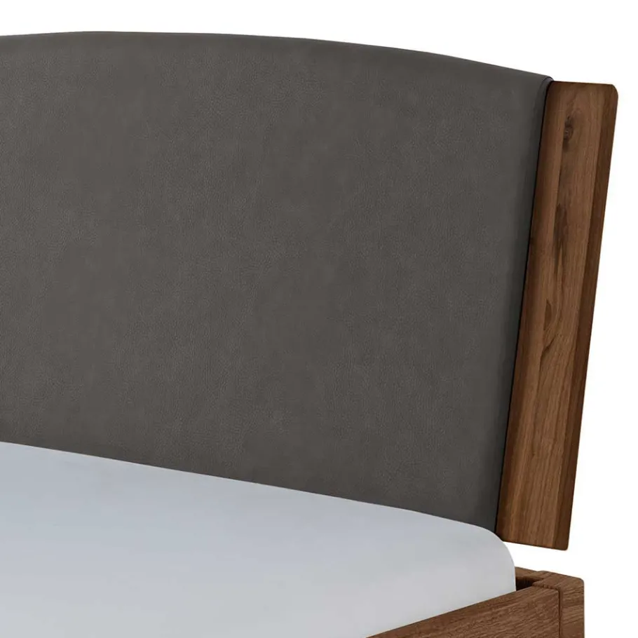 Best Wohnen Doppelbett Gestell aus Nussbaum geölt - Carloletta