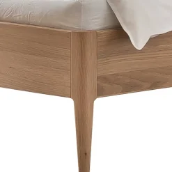 Best Wohnen Doppelbett in Eiche Hell und Grau - Tuva