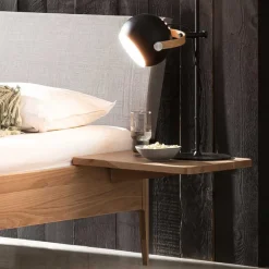 Best Wohnen Doppelbett in Eiche Hell und Grau - Tuva