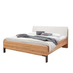 New Wohnen Doppelbett Set mit Nachtkommoden - Krofun (dreiteilig)