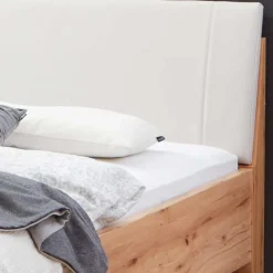 New Wohnen Doppelbett Set mit Nachtkommoden - Krofun (dreiteilig)