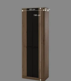 Hot Wohnen Doppeltür Garderobenschrank modern - Larinca