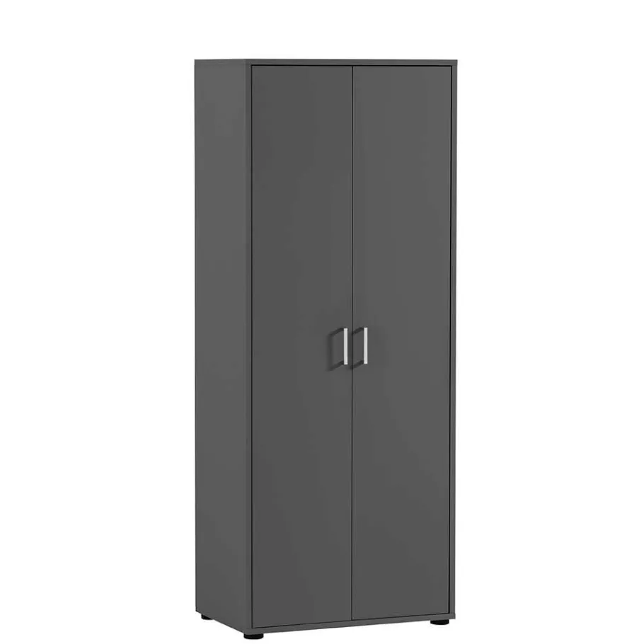 Clearance Wohnen Doppeltür-Aktenschrank in Anthrazit - Brasova