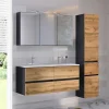 Sale Wohnen Doppel-Waschplatz & Badezimmerschränke - Endely (dreiteilig)