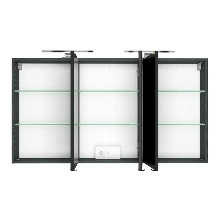 Sale Wohnen Doppel-Waschplatz & Badezimmerschränke - Endely (dreiteilig)