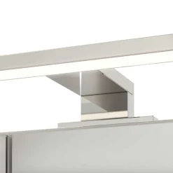 New Wohnen Doppel-Waschtisch & LED Spiegelschrank - Athrin (zweiteilig)