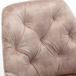 Outlet Wohnen Drehbare Tischsessel in Beige - Edmond (2er Set)