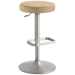 Sale Wohnen Drehbarer Barhocker in Rund - Beige - Vironda