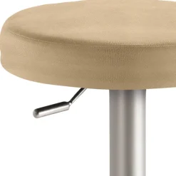 Sale Wohnen Drehbarer Barhocker in Rund - Beige - Vironda