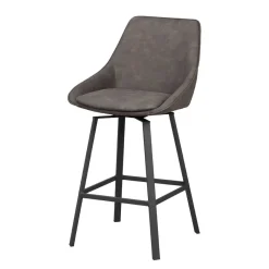 Discount Wohnen Drehbarer Barstuhl mit Schalensitz - Olterva (2er Set)