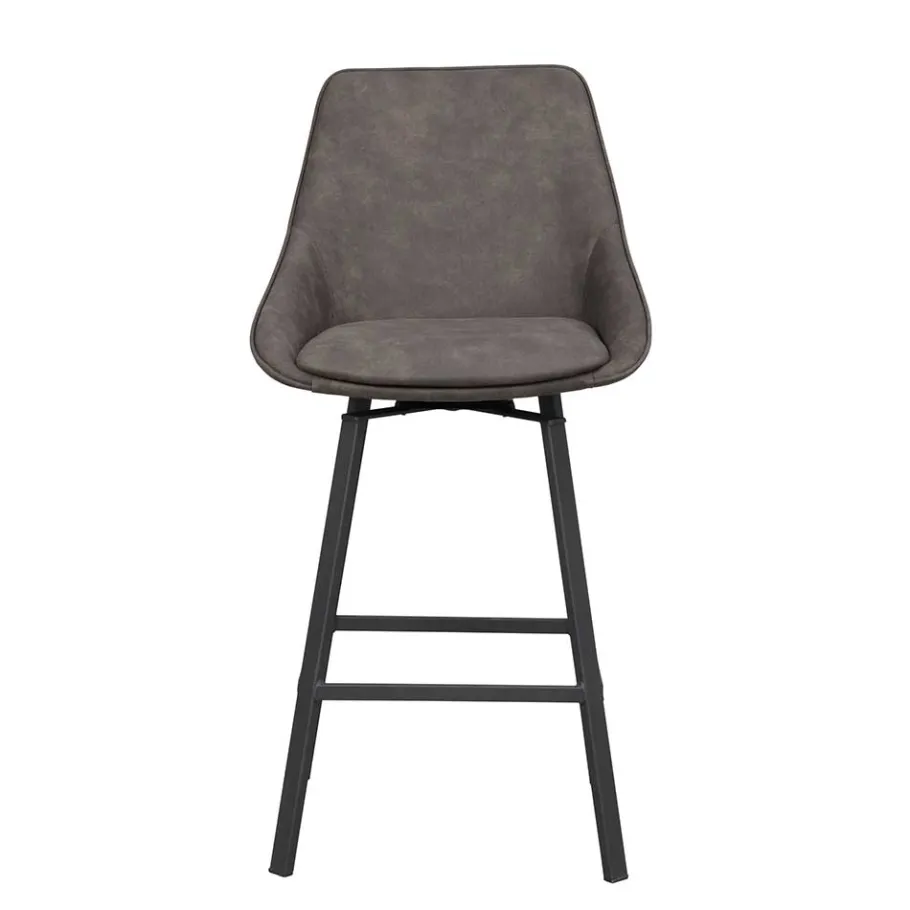 Discount Wohnen Drehbarer Barstuhl mit Schalensitz - Olterva (2er Set)