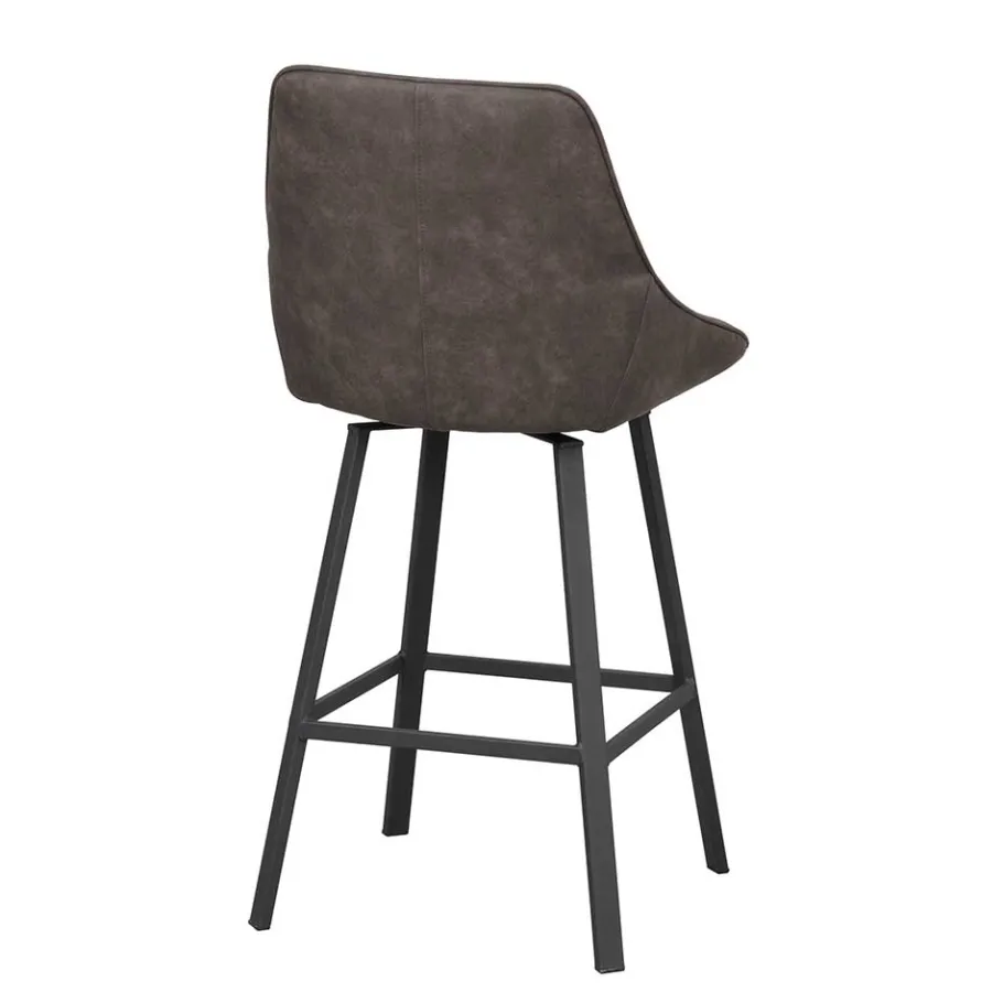 Discount Wohnen Drehbarer Barstuhl mit Schalensitz - Olterva (2er Set)