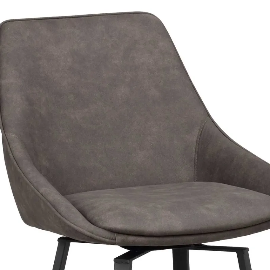Discount Wohnen Drehbarer Barstuhl mit Schalensitz - Olterva (2er Set)
