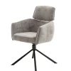 Online Wohnen Drehbarer Esstischstuhl in Taupe - Linette (2er Set)
