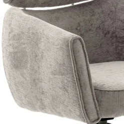 Online Wohnen Drehbarer Esstischstuhl in Taupe - Linette (2er Set)