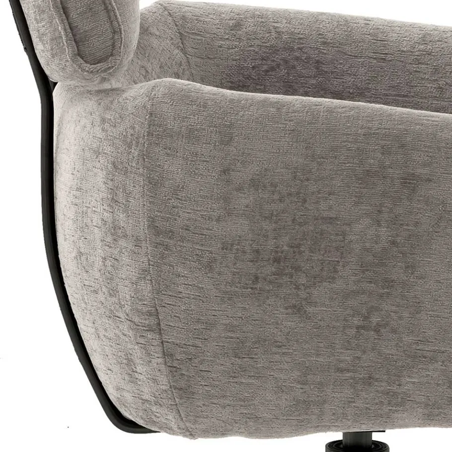 Online Wohnen Drehbarer Esstischstuhl in Taupe - Linette (2er Set)