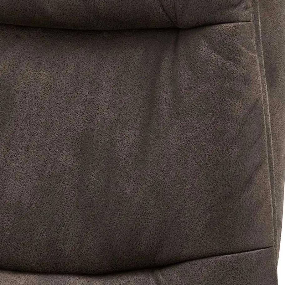 Hot Wohnen Drehbarer Microfaser Relaxsessel in Braun - Cariba