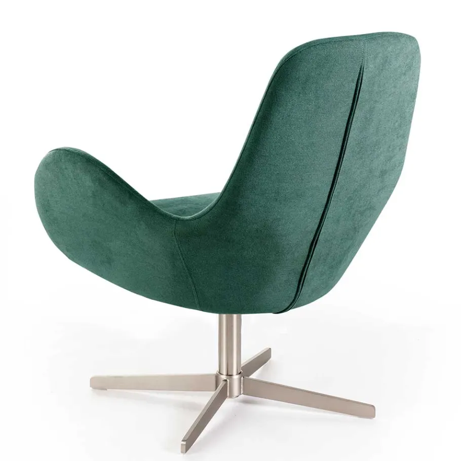 Online Wohnen Drehbarer Retro Loungesessel in Türkis - Vitablo