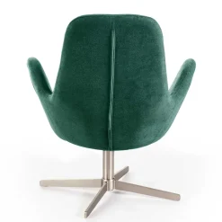 Online Wohnen Drehbarer Retro Loungesessel in Türkis - Vitablo