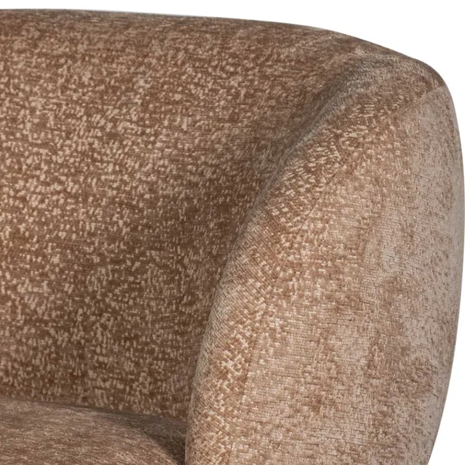 Best Wohnen Drehbarer Sessel mit Chenille Bezug in Beige - Lescalier