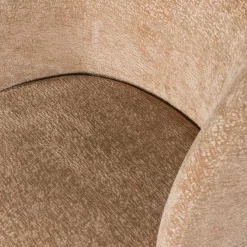 Best Wohnen Drehbarer Sessel mit Chenille Bezug in Beige - Lescalier