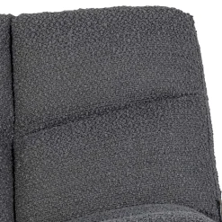 Sale Wohnen Drehsessel ohne Armlehnen in Anthrazit Boucle - Matresca