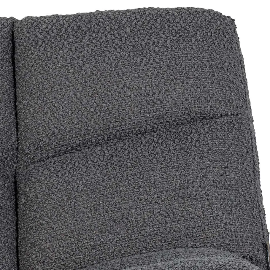 Sale Wohnen Drehsessel ohne Armlehnen in Anthrazit Boucle - Matresca