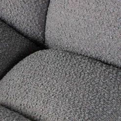 Sale Wohnen Drehsessel ohne Armlehnen in Anthrazit Boucle - Matresca