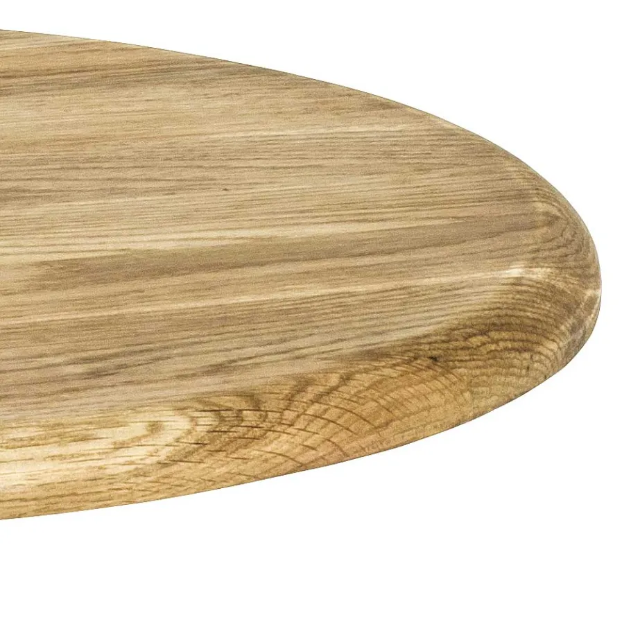 New Wohnen Dreibein Beistelltisch mit Holzplatte aus Eiche - Berga