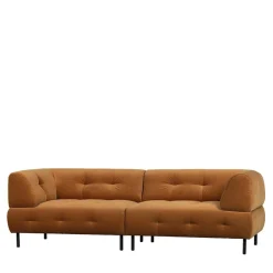 Sale Wohnen Dreier Sofa mit Armlehnen in Hellbraun - Label