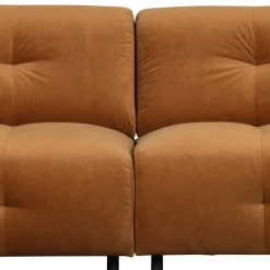 Sale Wohnen Dreier Sofa mit Armlehnen in Hellbraun - Label