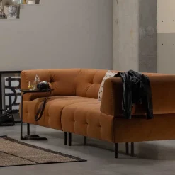 Sale Wohnen Dreier Sofa mit Armlehnen in Hellbraun - Label