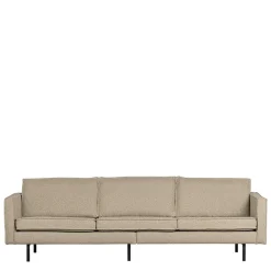 Sale Wohnen Dreisitzer Couch aus Boucle in Beige - Glamoure