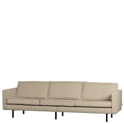 Sale Wohnen Dreisitzer Couch aus Boucle in Beige - Glamoure
