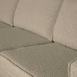 Sale Wohnen Dreisitzer Couch aus Boucle in Beige - Glamoure
