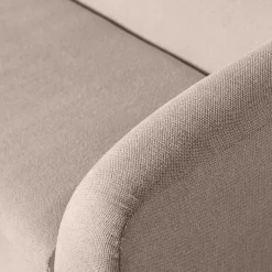 Best Wohnen Dreisitzer Couch aus Chenille in Beige - Chake