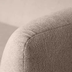 Best Wohnen Dreisitzer Couch aus Chenille in Beige - Chake