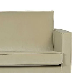 Sale Wohnen Dreisitzer Couch in Graugrün Samtbezug - Vontada
