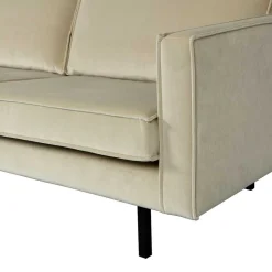 Sale Wohnen Dreisitzer Couch in Graugrün Samtbezug - Vontada