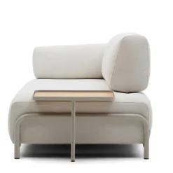 Discount Wohnen Dreisitzer Sofa aus Chenille in Beige - Turena