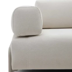 Discount Wohnen Dreisitzer Sofa aus Chenille in Beige - Turena