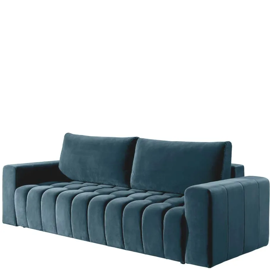 Hot Wohnen Dunkelblaue Schlafcouch mit drei Sitzplätzen - Beliava
